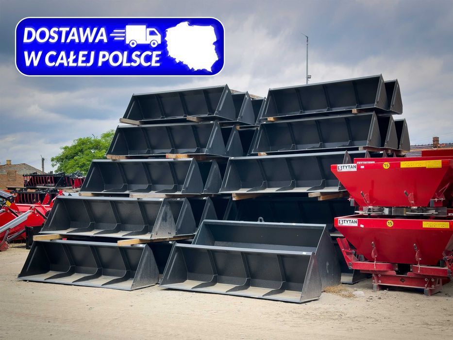 MOCNA Łyżka Łycha Szufla do Materiałów Sypkich 1,2m–2,4m HARDOX