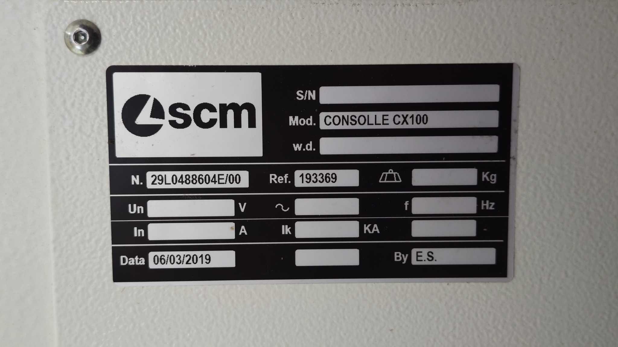 Wiertarka CNC SCM CX100 Morbidelli