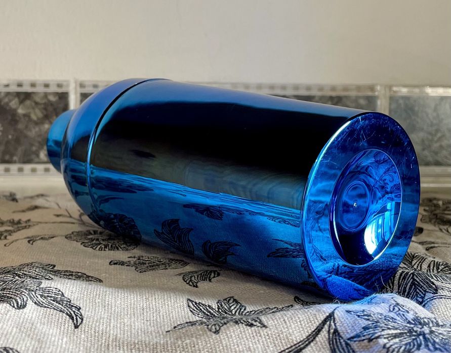 Shaker azul metalizado