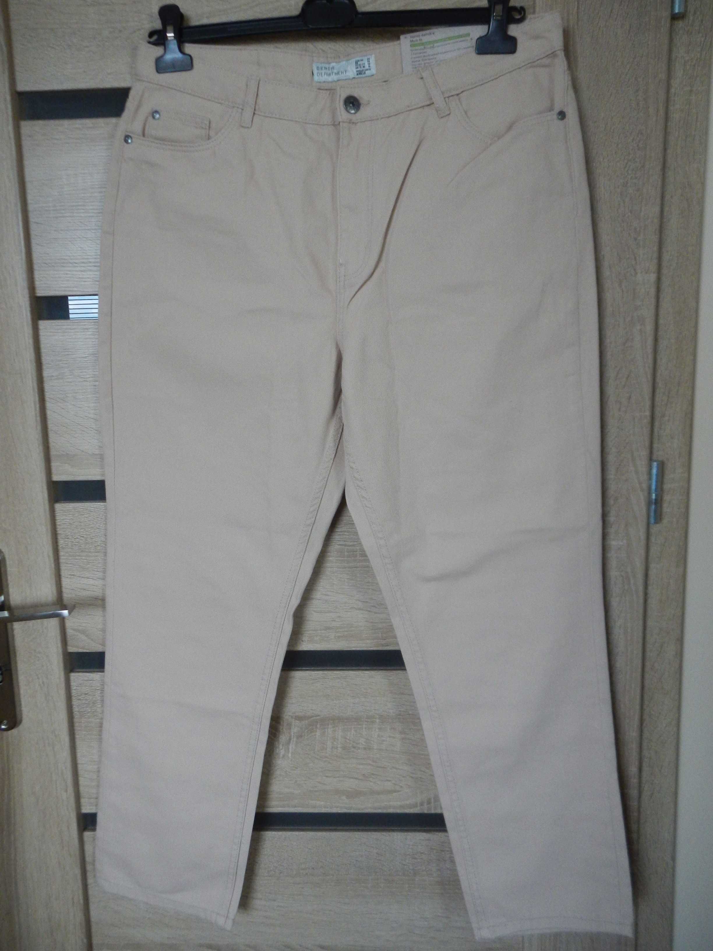 Spodnie jeansy damskie r. 44