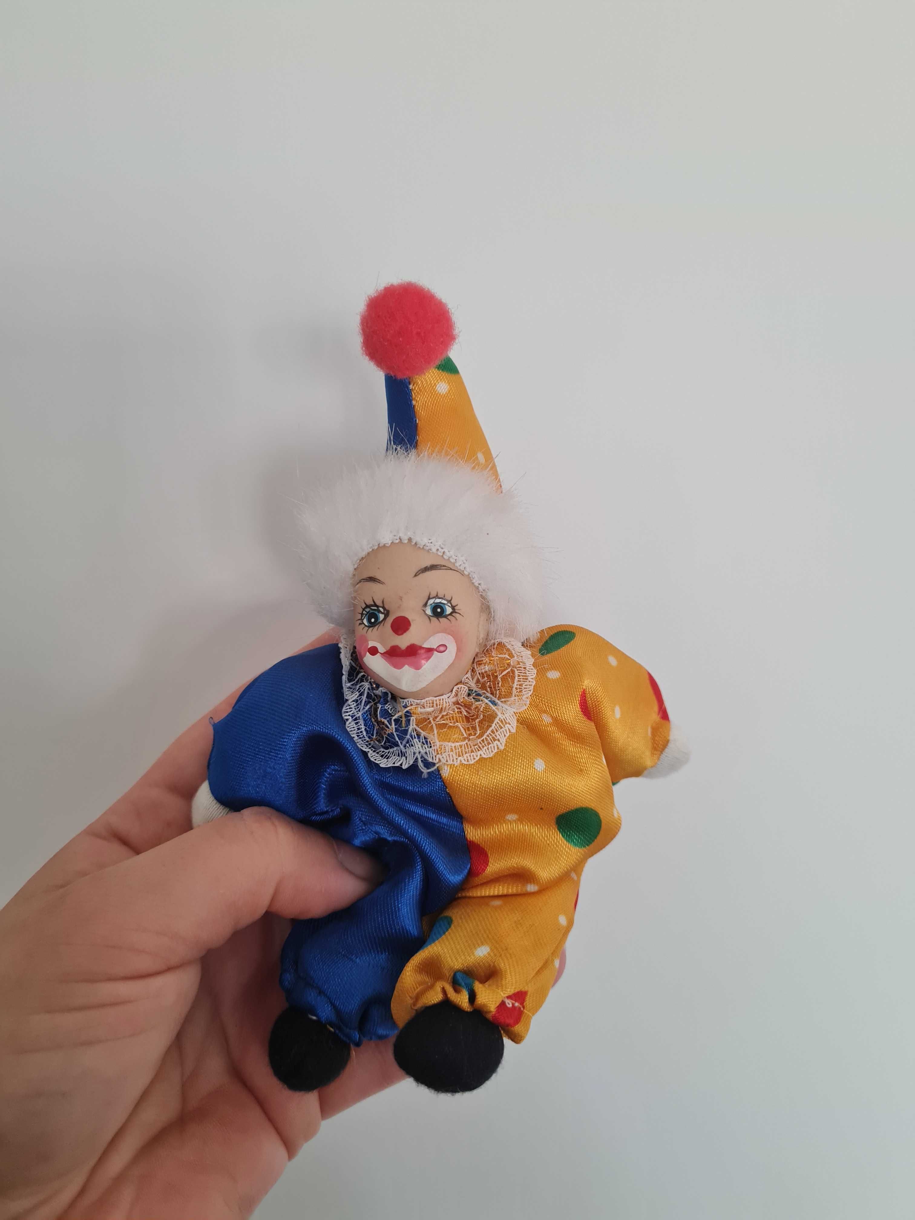 Zabawka figurka kolorowy ozdobny pajac pajacyk klaun