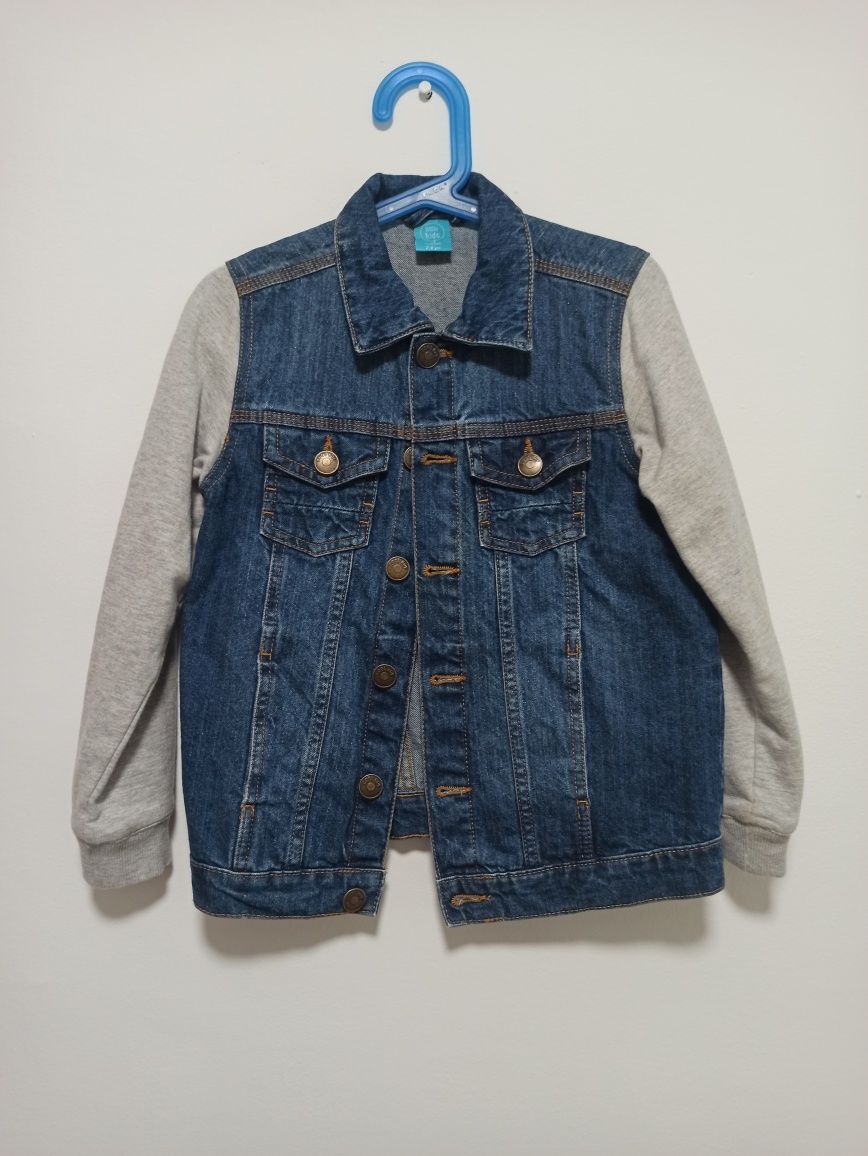 Bluza kurtka jeansowa chłopięca 128