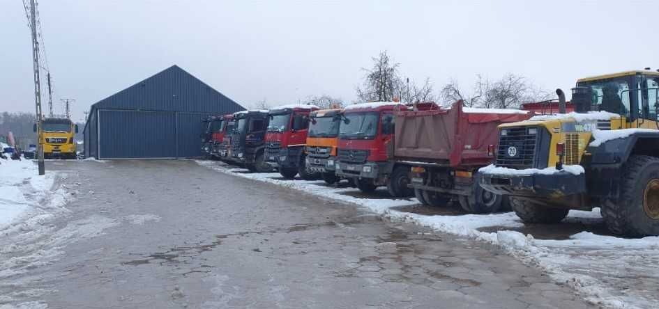 Roboty ziemne, rozbiórka, koparki, usługi transportowe