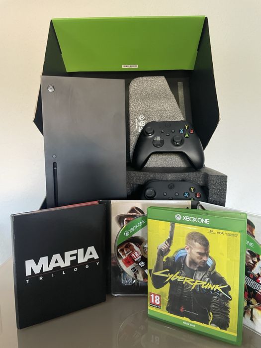 Microsoft Xbox Series X 1TB + Cyberpunk 2077 + Mafia Trylogia + 2 Pady
