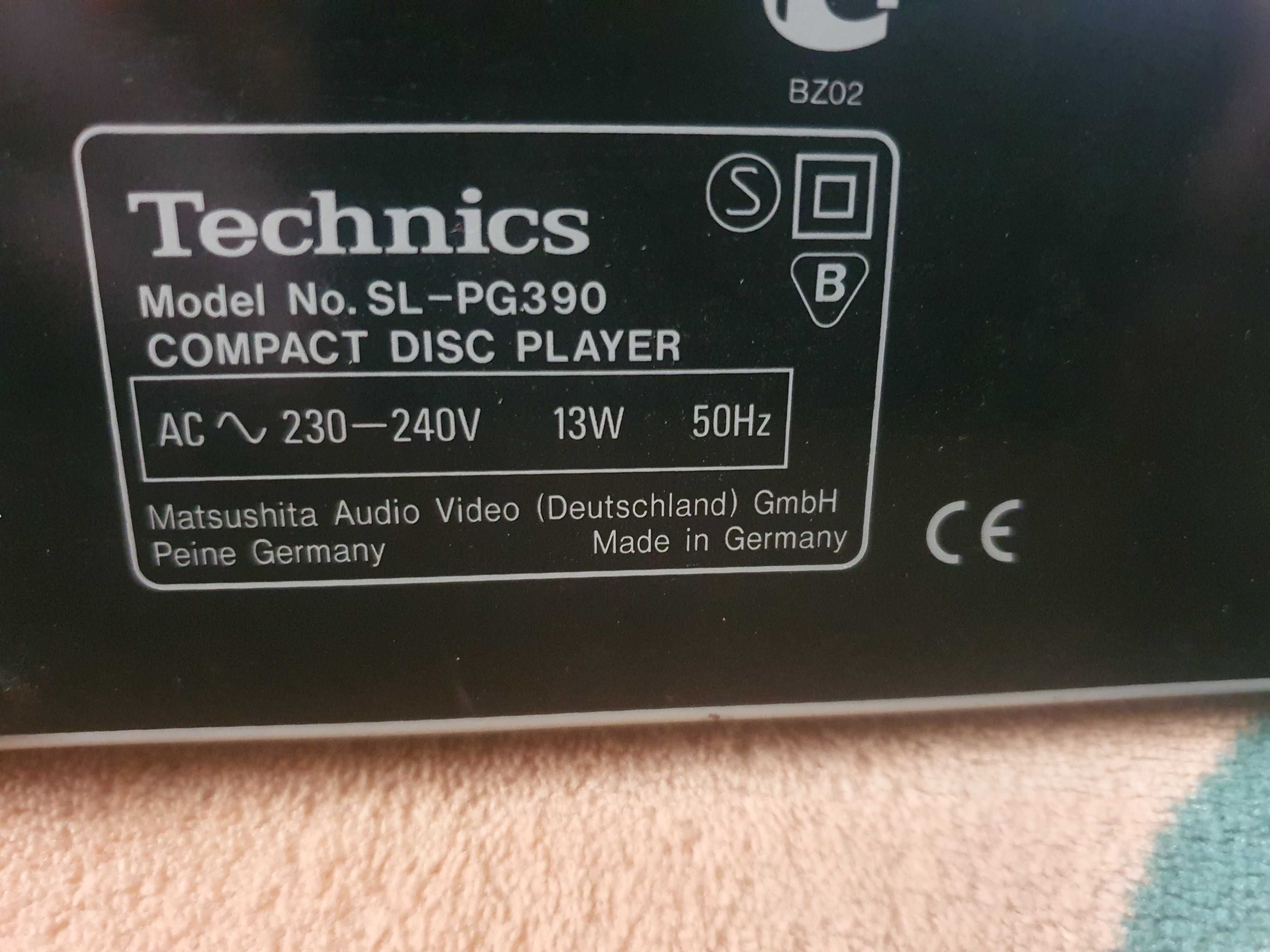 Odtwarzacz cd Technics sl pg 390 do naprawy lub na części