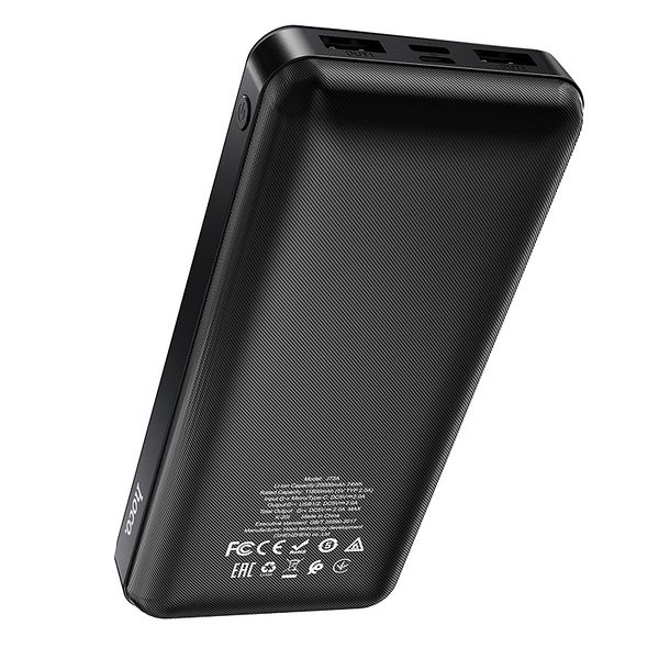 Павербанк PowerBank HOCO Easy travel J72A 20000mAh чорний