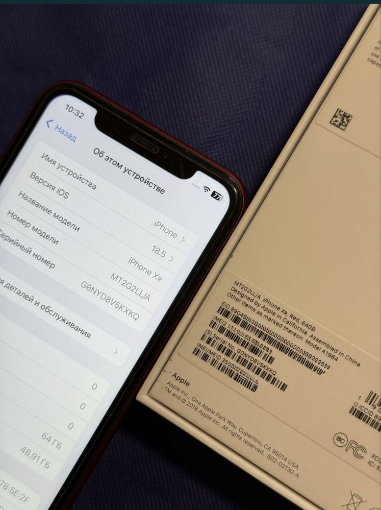 Apple iPhone XR -  product RED 64Gb newerlock