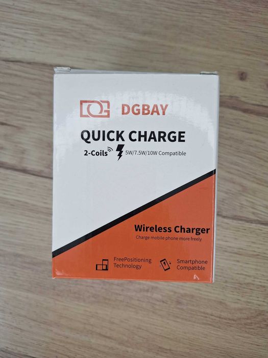 Ładowarka indukcyjna Fast Charge Qi, stojak, 10W, z kablem