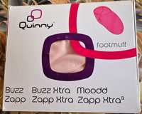 Nowy, nieużywany śpiworek footmuff quinny kolor blush