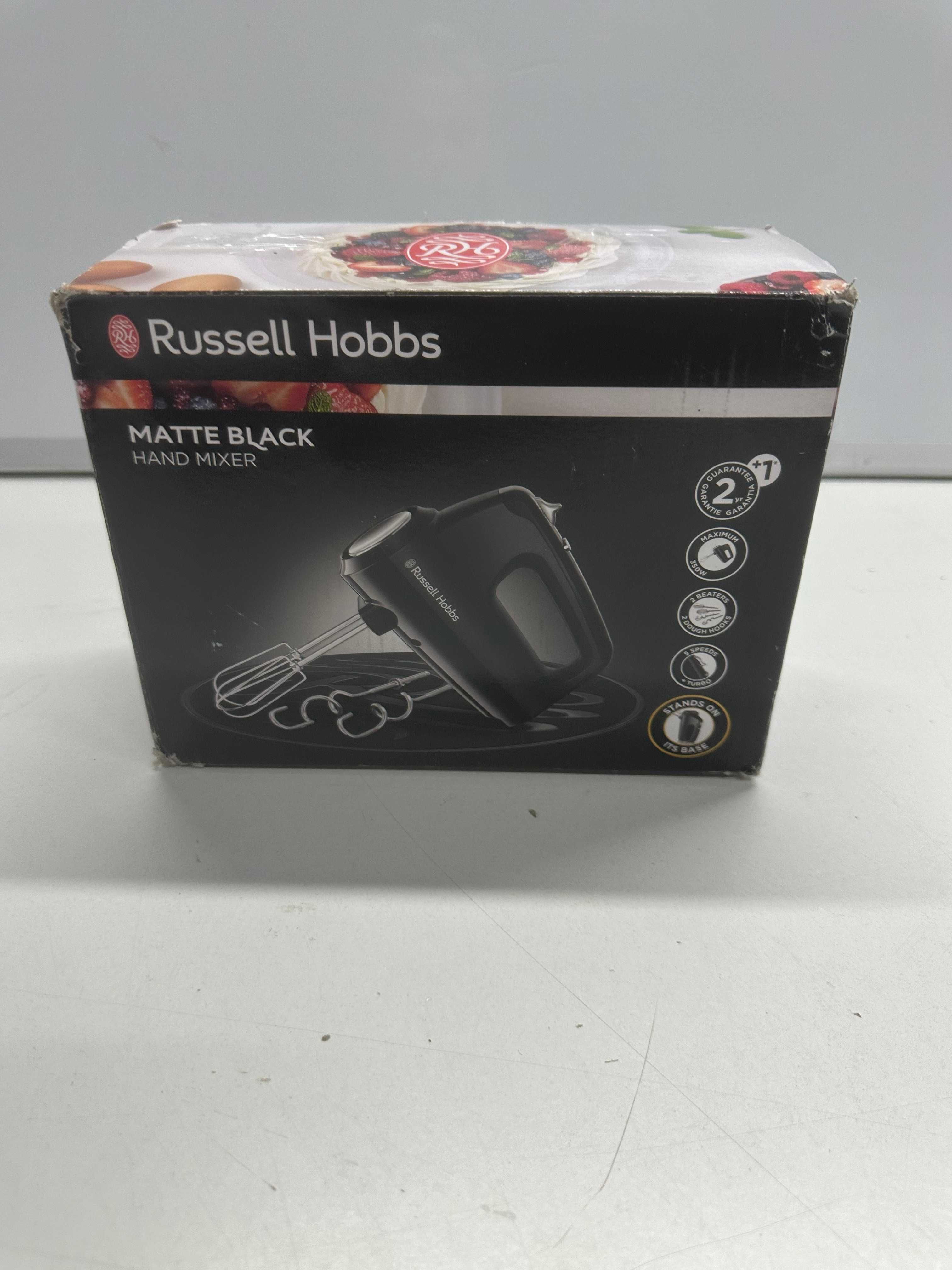 USZKODZONY Mikser ręczny Russell Hobbs Matte 350 W czarny P18A16