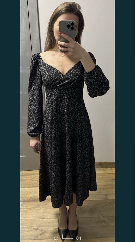 Czarna Sukienka Maxi
