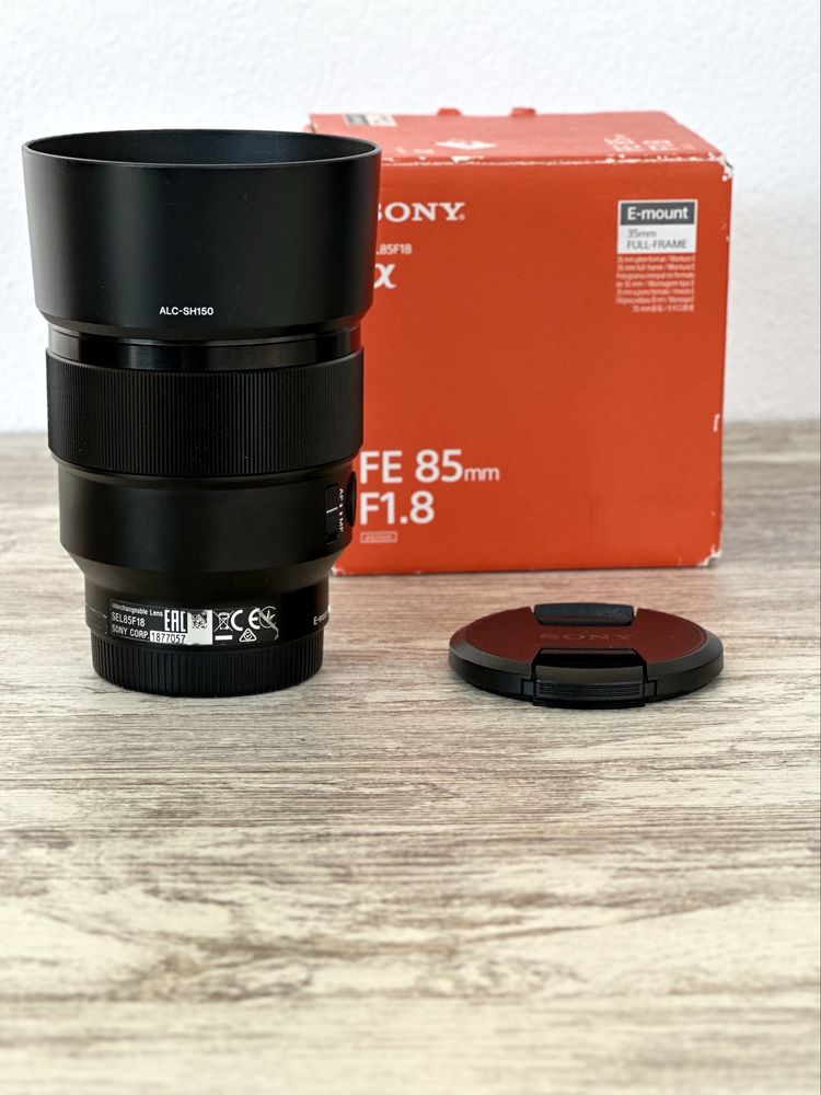 LENTE SONY FE 85mm f/1.8 Full Frame