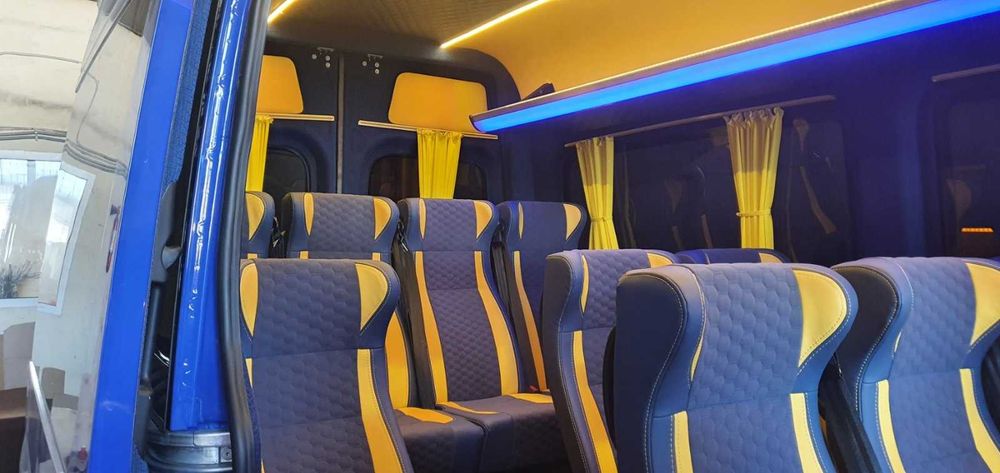 Переобладнання бусів всіх марок та моделей. Перетяжка, Обшивка салонів