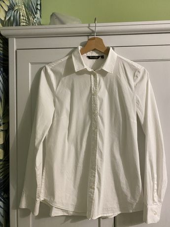 Piękna klasyczna biała koszula damska Massimo Dutti XS S M  d