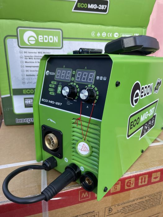 New! Сварочный полуавтомат  EDON eco mig- 287 газ/флюс