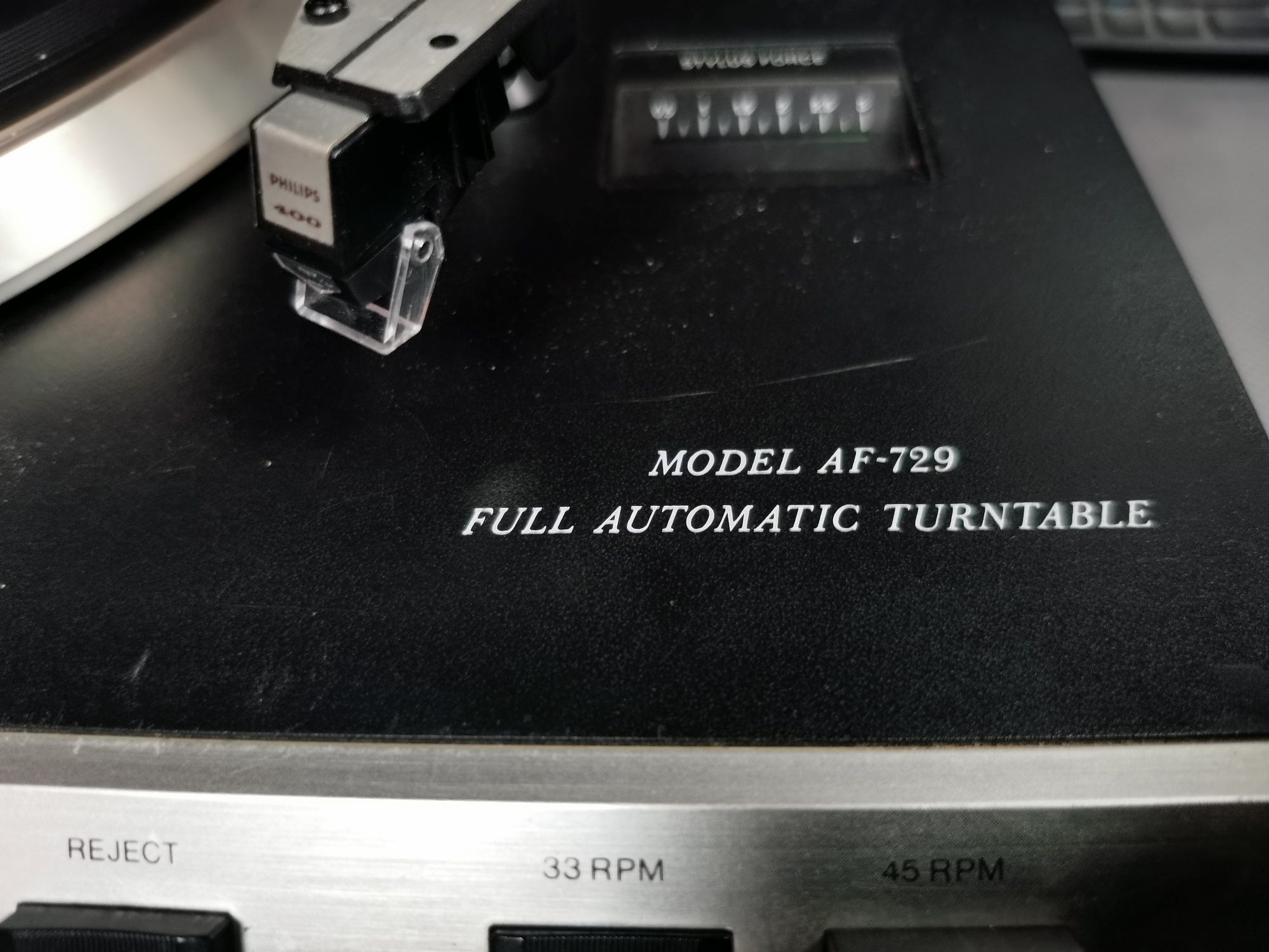 Gramofon Philips Af 729 z wkładka Philips 400 automat