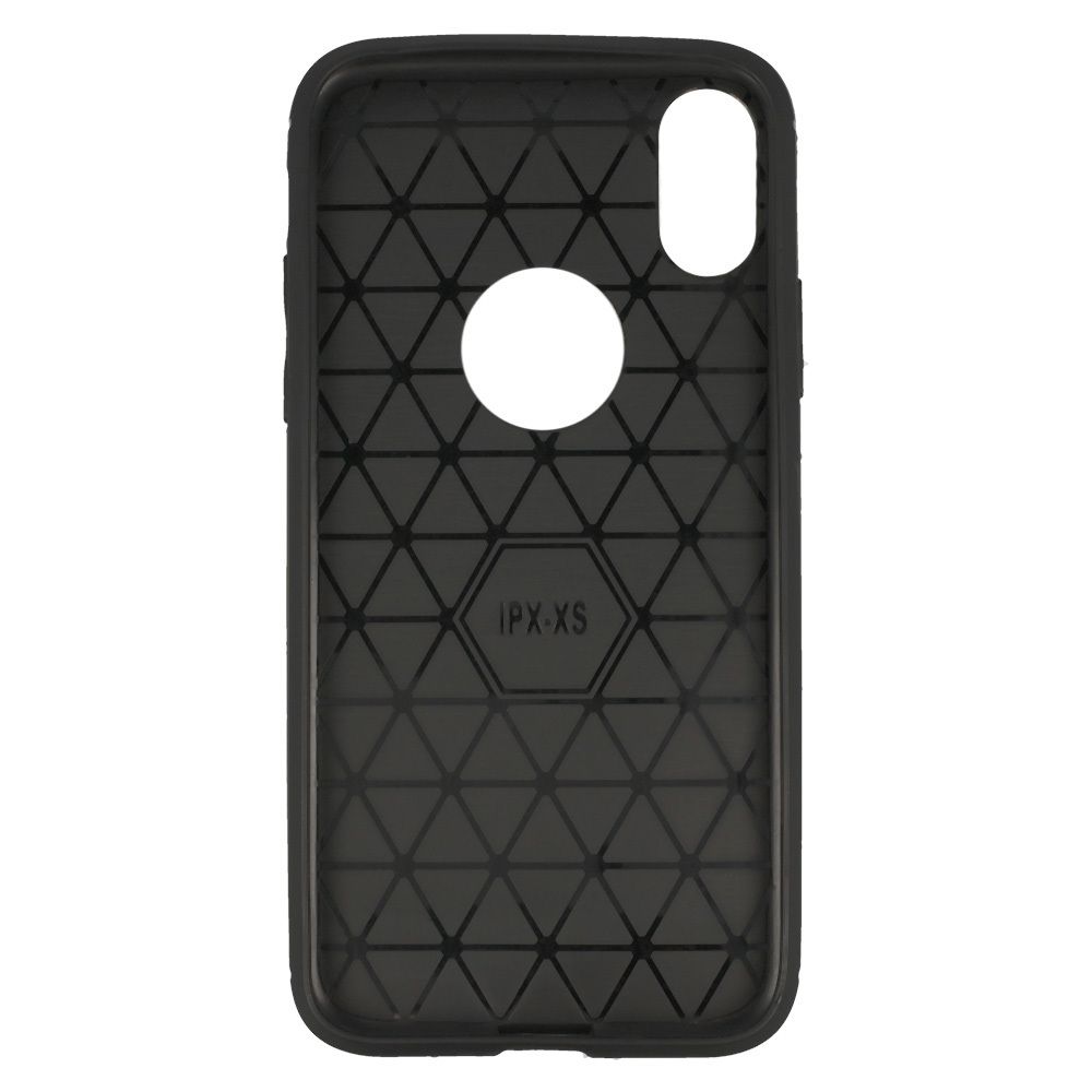 Back Case Carbon Do Iphone X/Xs Czarny