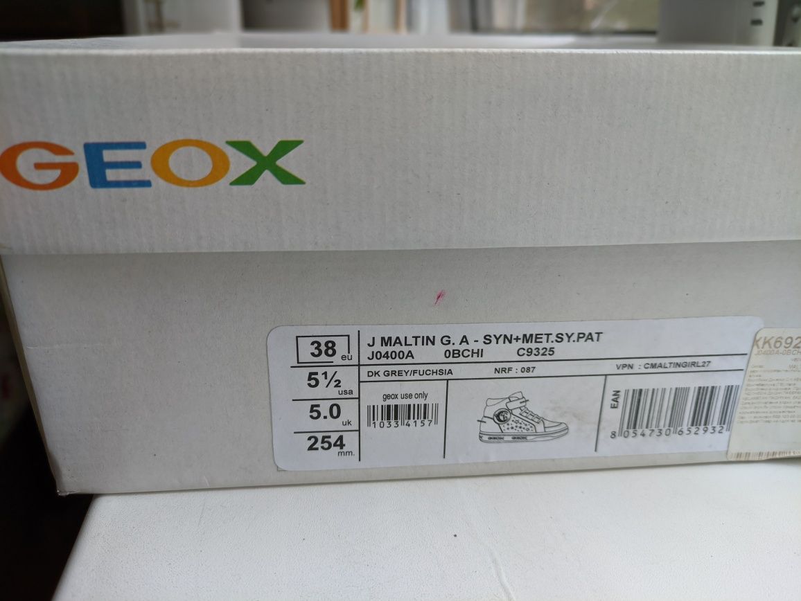 Geox.Демисезонные ботинки б/у.