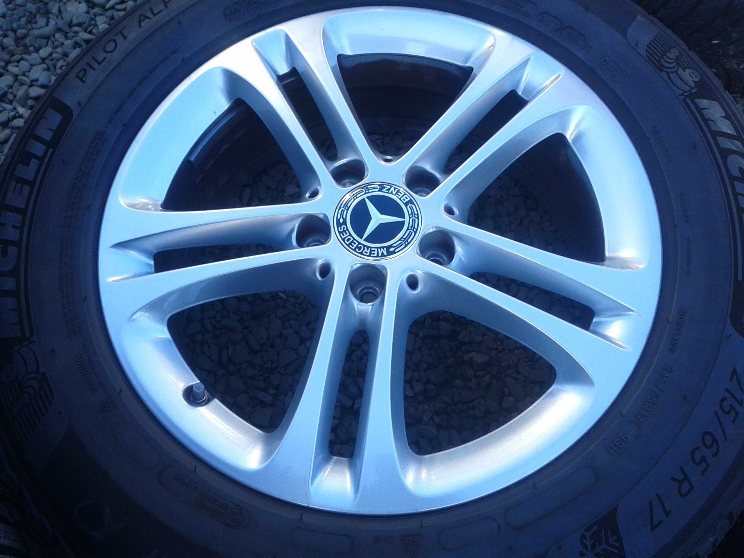 oryginalne felgi r17 mercedes a b c v klasa classe 23rok 5x112 mielec