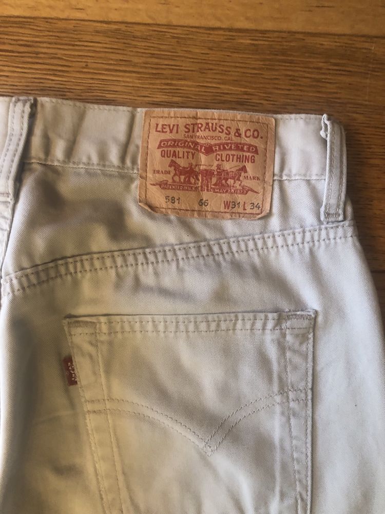 Levi Strauss - spodnie - rozmiar W31 L34 - 100% bawełna - oryginalne!