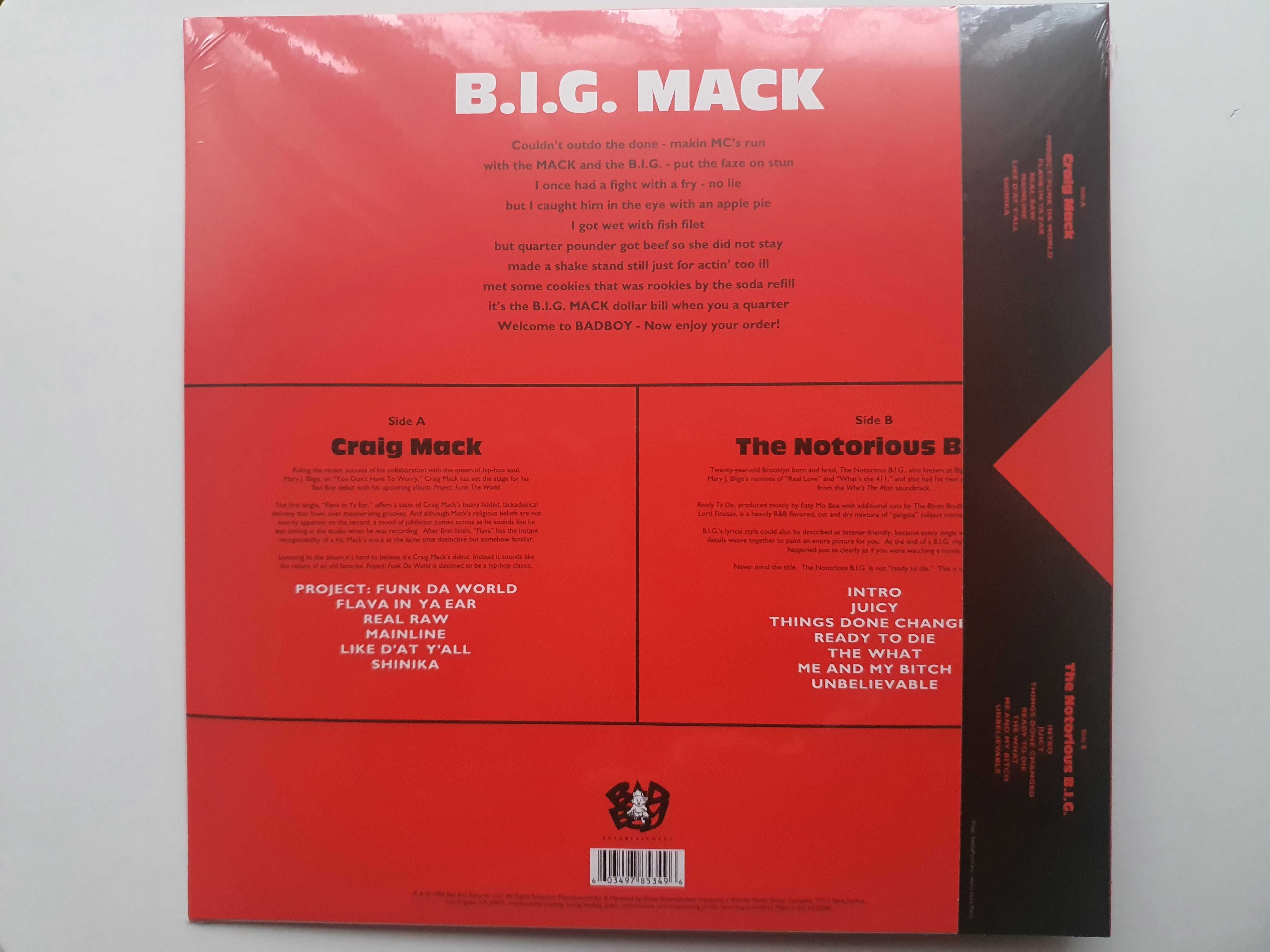 Craig Mack & The Notorious - B.I.G. Mack /Winyl + Kaseta/Folia