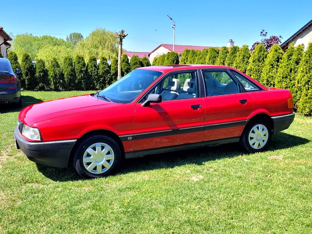 Audi 80 1.6 Turbo Diesel*"*Stan Kolekcjonerski*"*Oryginał*"*Szyberdach