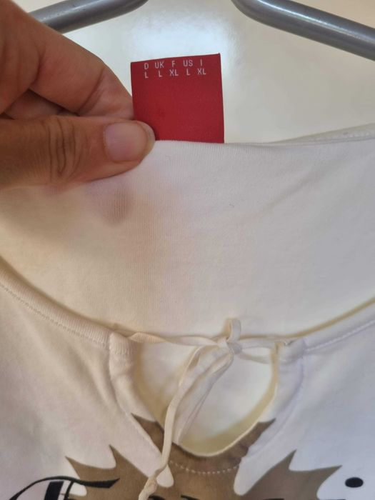 Esprit bluzka top biała 3/4 M 38 L