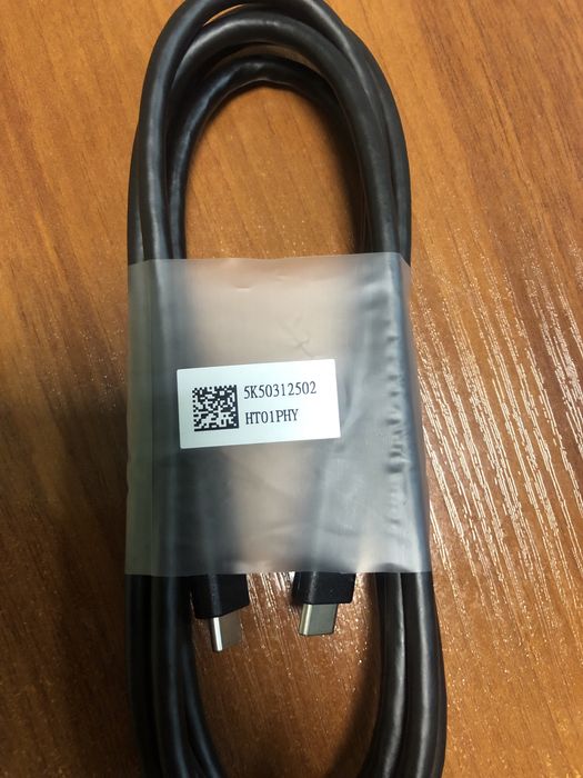 Data cable Dell USB-C 1.8 м, PD 100W, 4K UHD, 5K50312502 HT01PHY