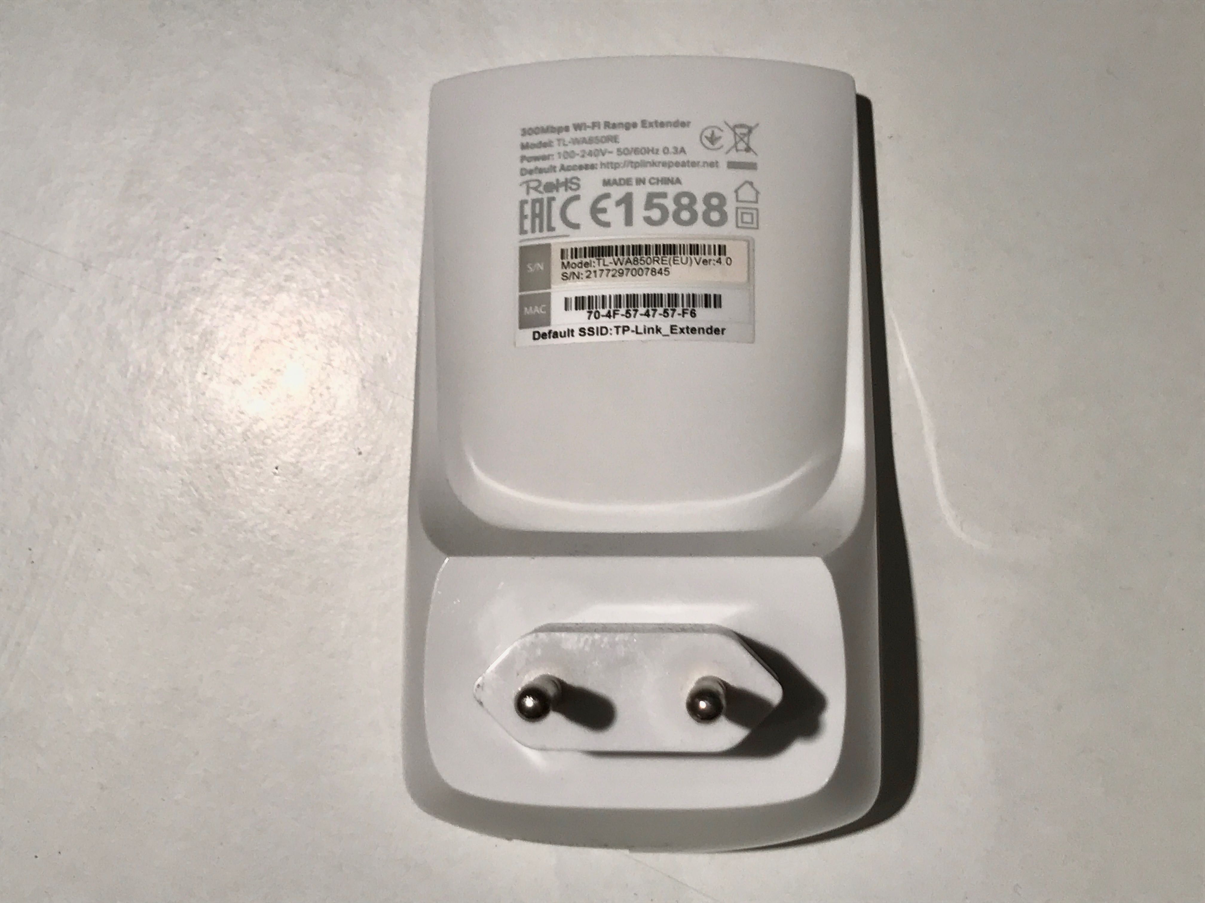 Repetidor de Sinal wi-fi TP-LINK TL-WA850RE