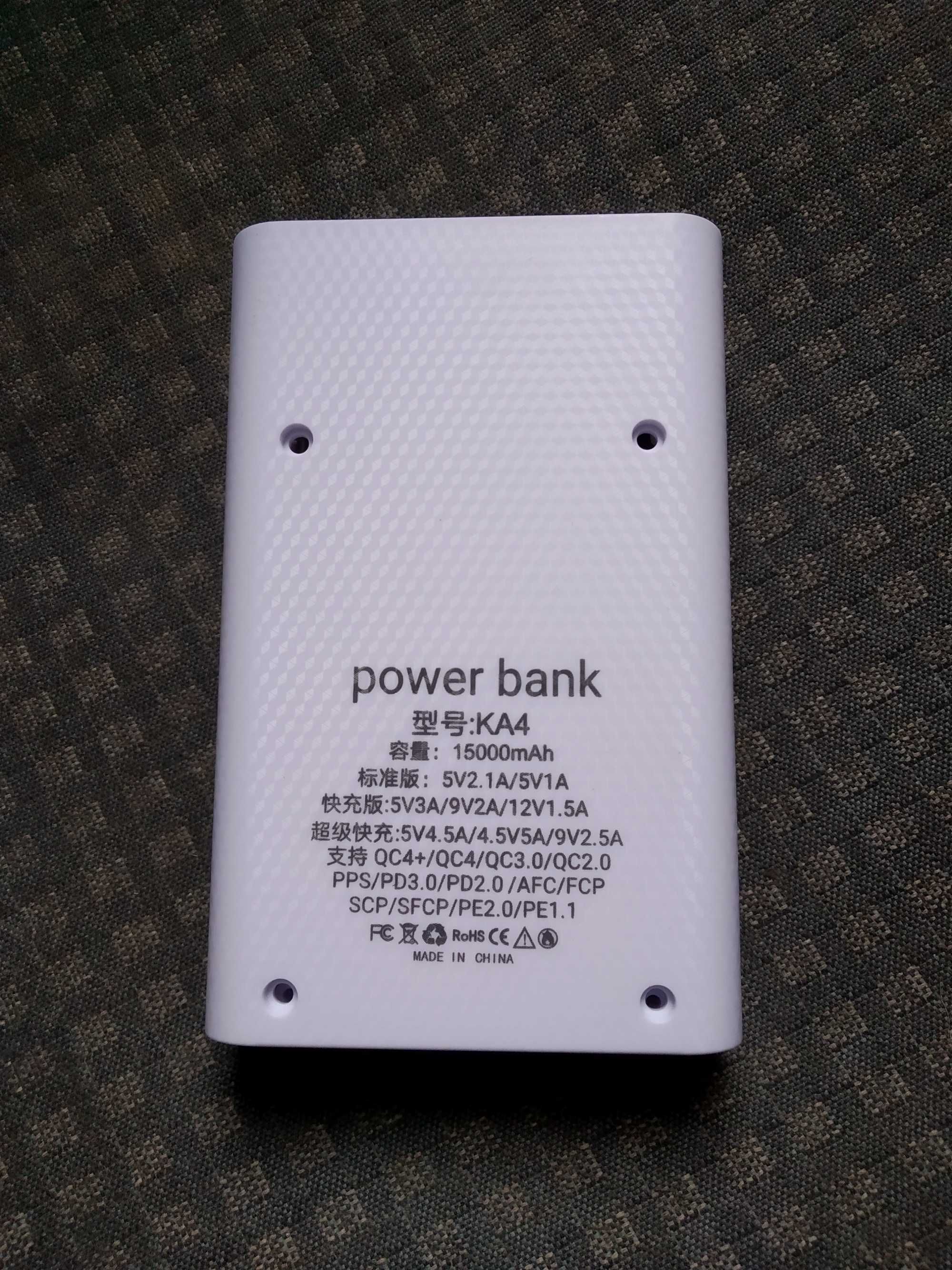 Power bank (павер банк) 12000 ,18000mAh. Елементи Tesla.Швидка зарядка