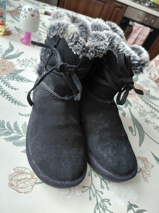 Чоботи зимові замшеві Skechers