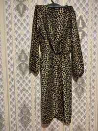 Платье леопард женское