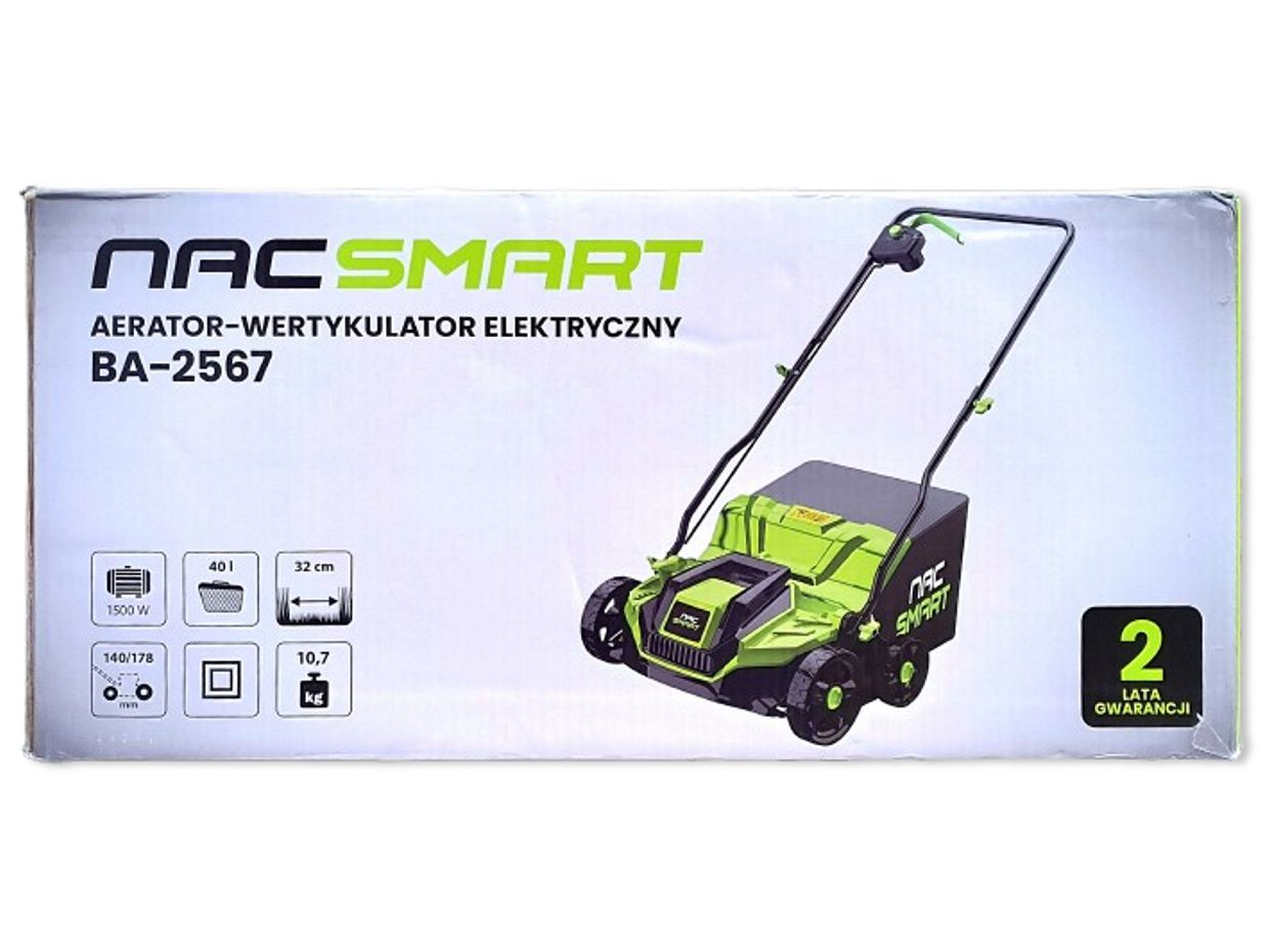 Aerator-Wertykulator elektryczny NAC 32cm - 1500W - 40L