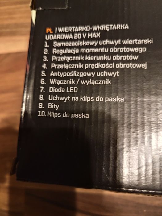 Wiertarko - wkrętarka udarowa akumulatorowa Nowa