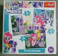 Puzzle 3in1 Kucyki Pony