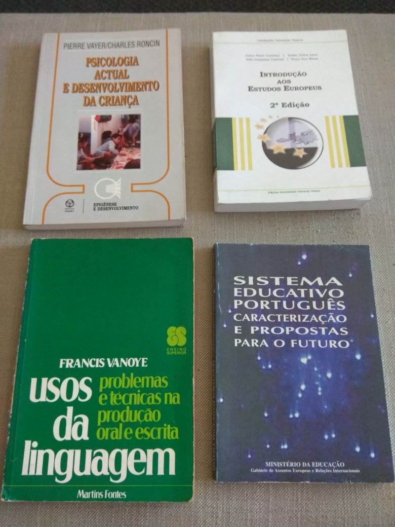 Livros diversas temáticas