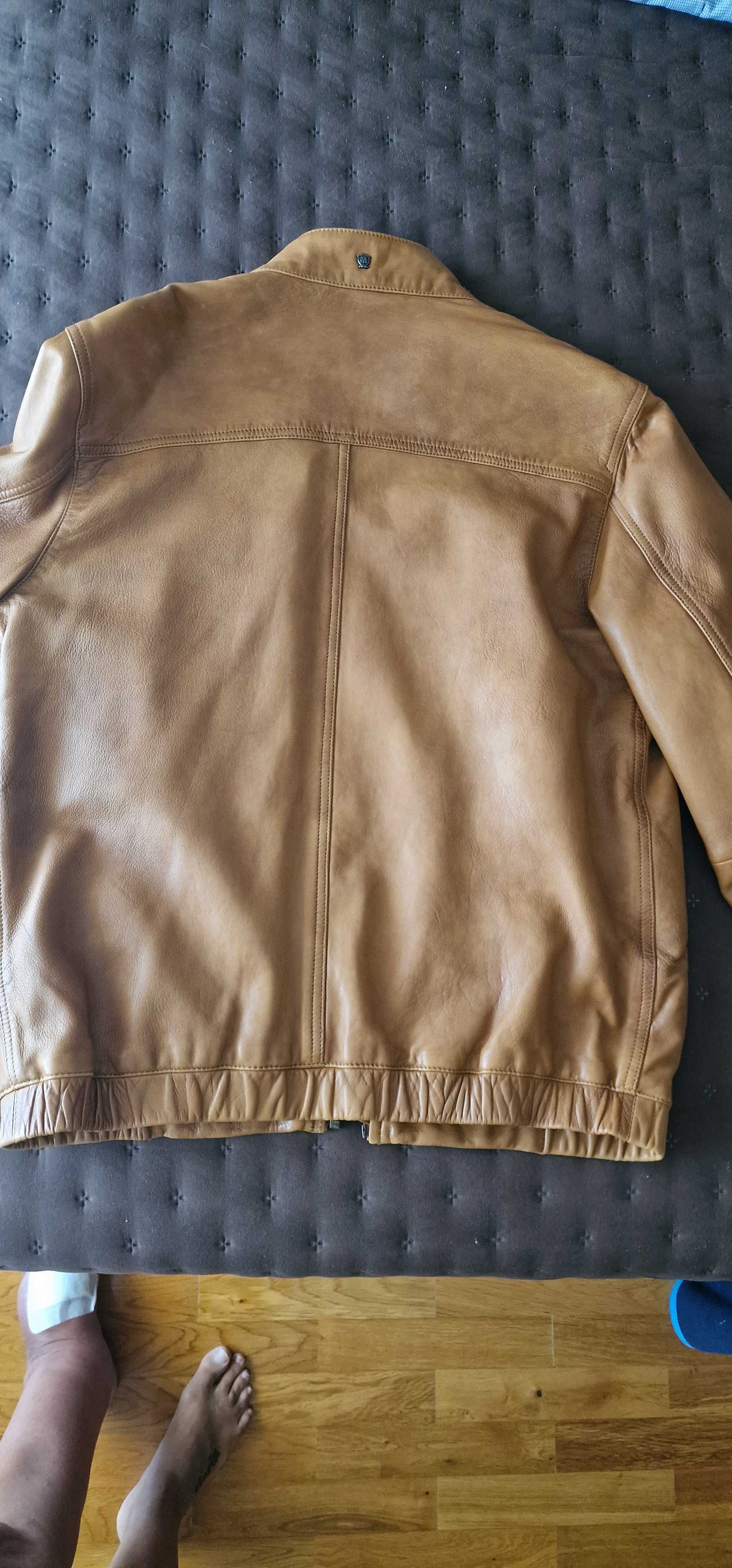 Blusão pele Massimo  Dutti