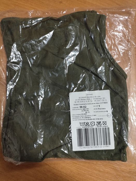 Kominiarka połowa kolor khaki