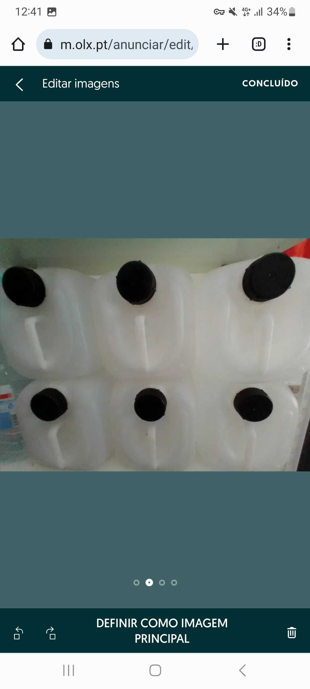 20 bidons bidões de 5 litros