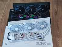Водяное охлаждение ID-Cooling SL360 с ярким 2,1-дюймовым дисплеем