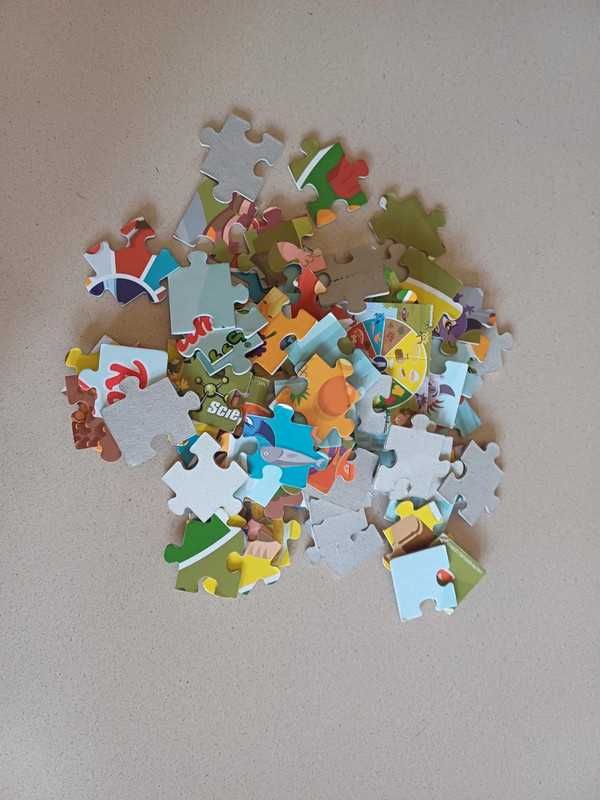 Puzzle Girafa 3D+ livro+ Puzzle da Roda dos alimentos