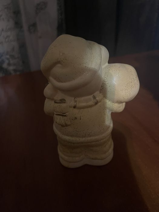 Новорічний медведик  керамічний