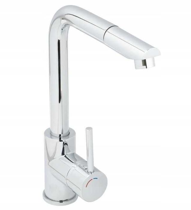 LIVARNO Bateria kuchenna stojąca kran wyciągana wylewka chrom