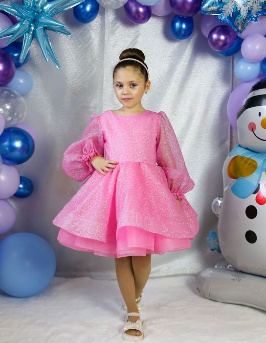 Рожева святкова сукня 122