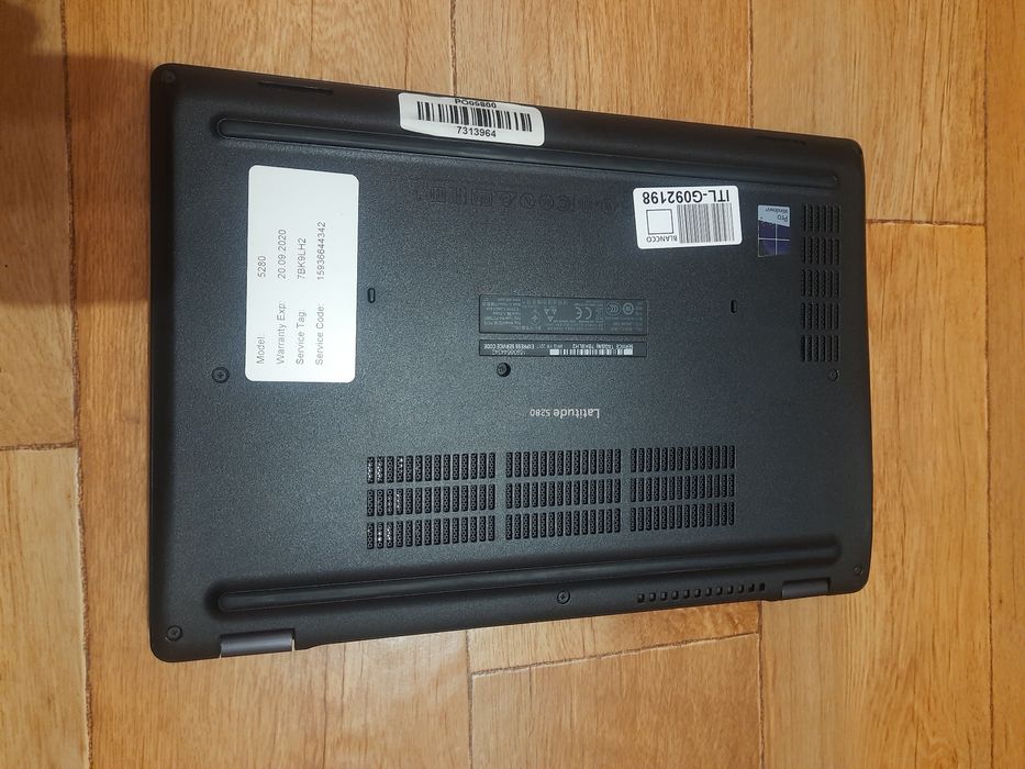 Продам ноутбук Dell 5280, i5-7300, ddr4 8gb, ssd 256, full hd ips