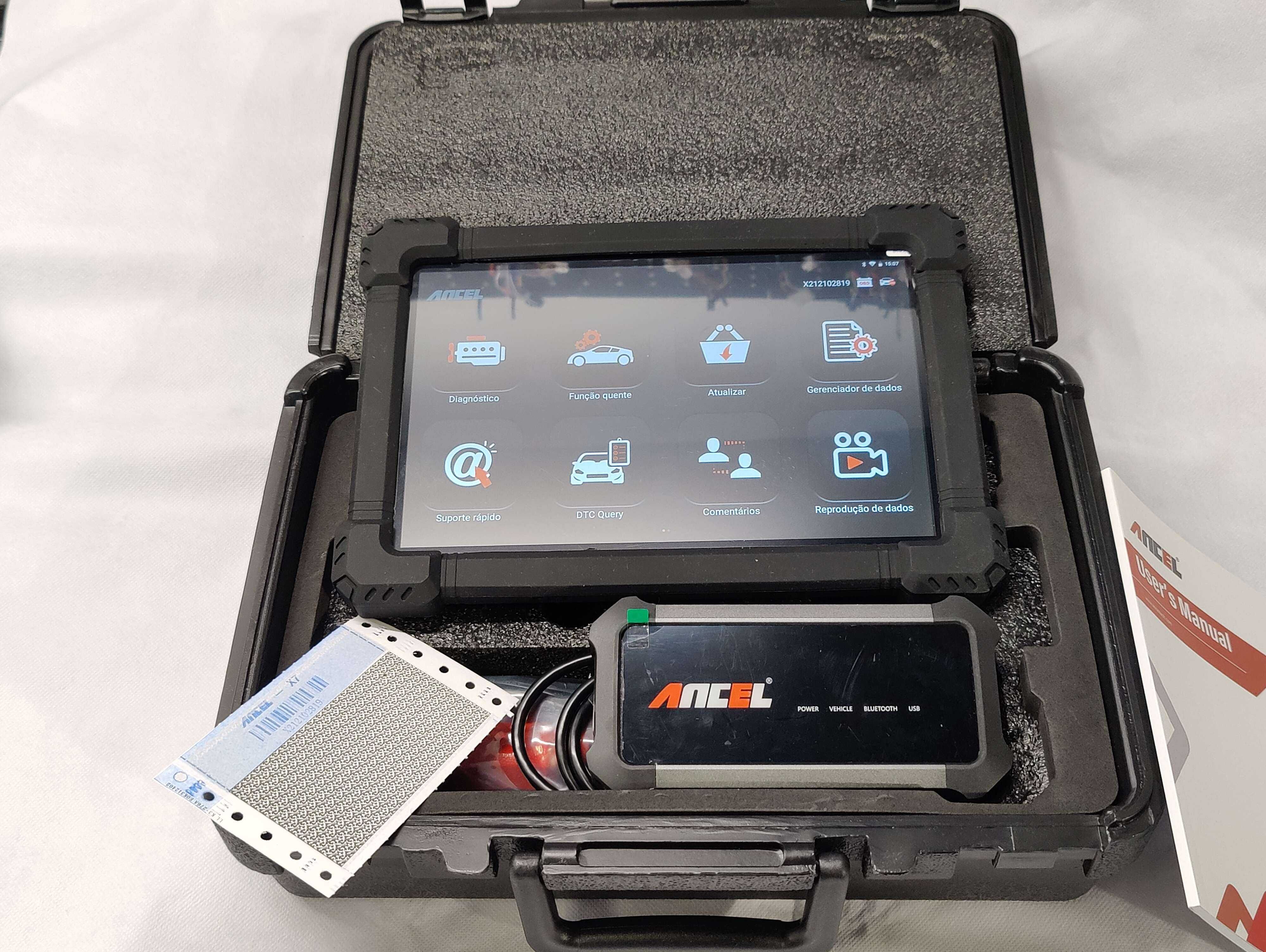 Máquina de diagnóstico Profissional Ancel x7 Pro Licença oficial OBD2