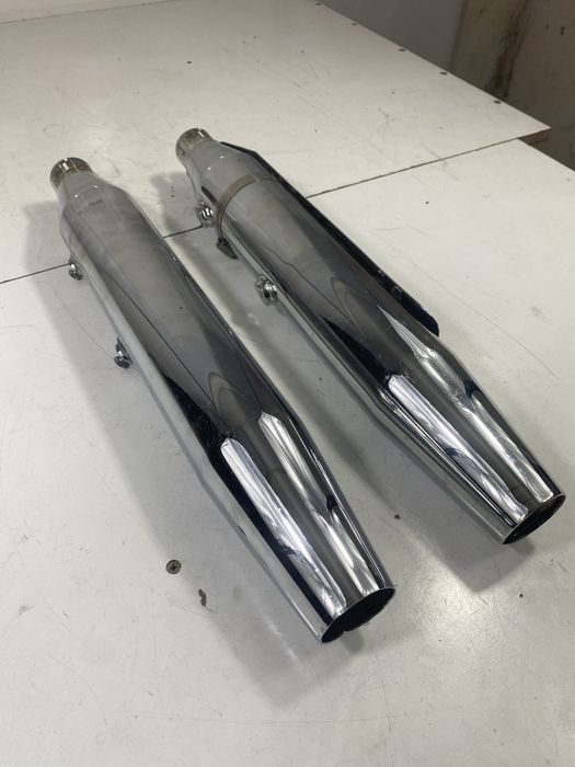 Harley Davidson Softail Heritage Wydech Tłumiki Komplet Chrom A872