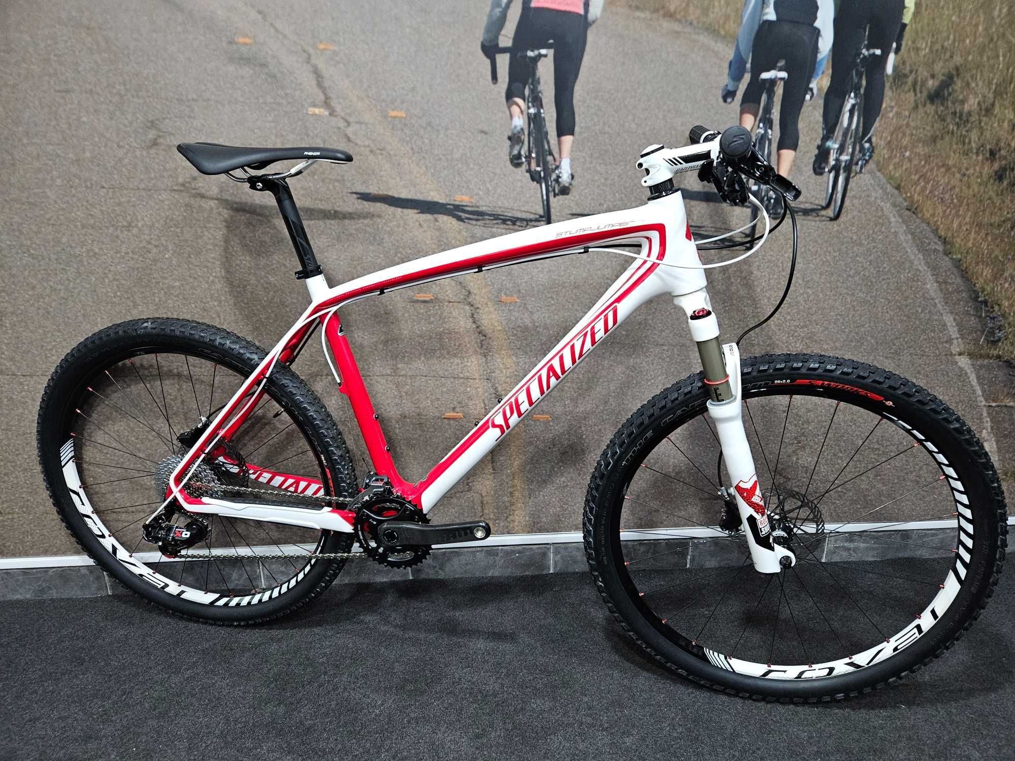 Stumpjumper Expert Carbon Vermelho/Branco T-19