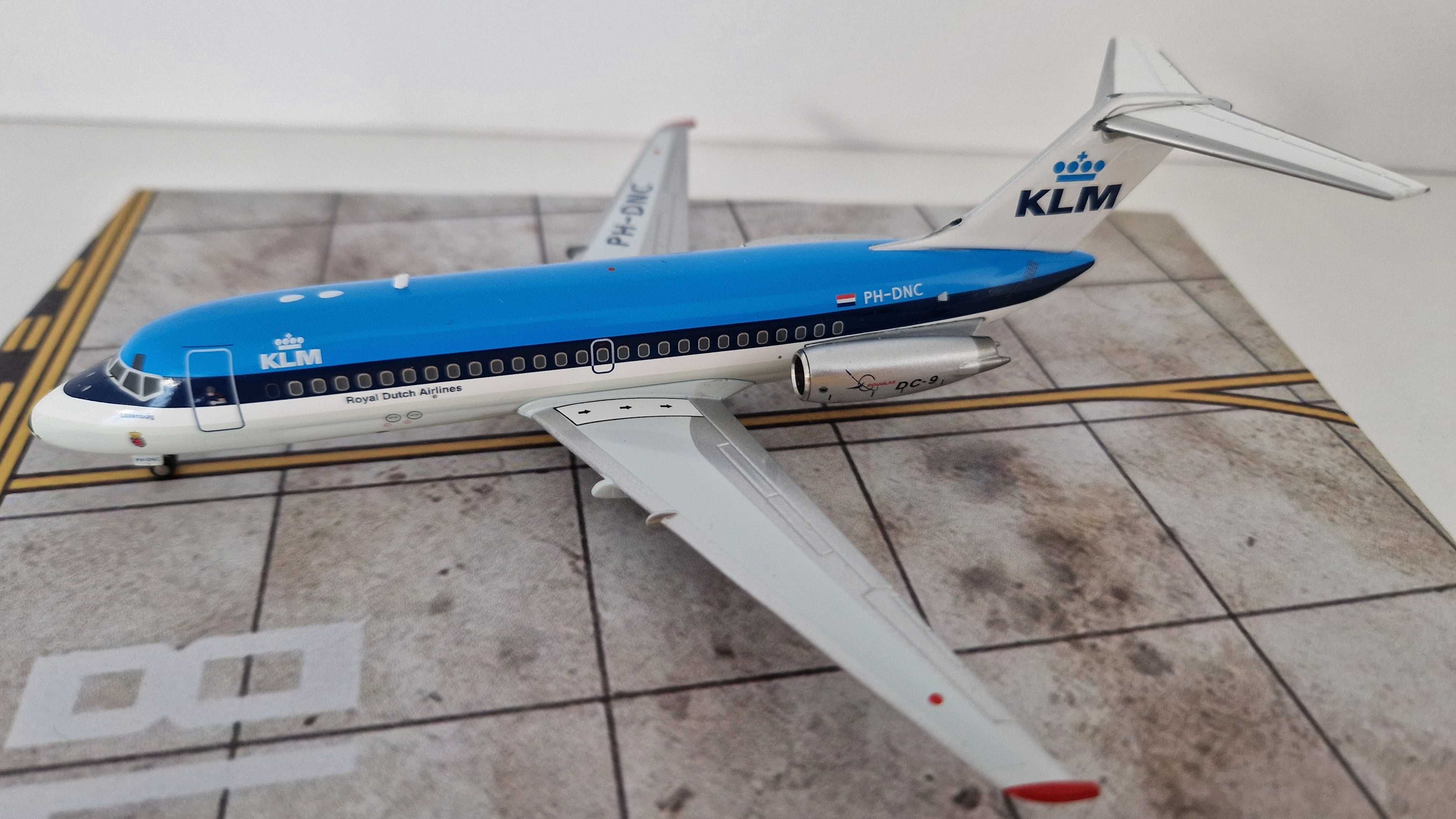 DC-9-15 KLM PH-DNC - JC Wings skala 1:200 - metalowy model samolotu