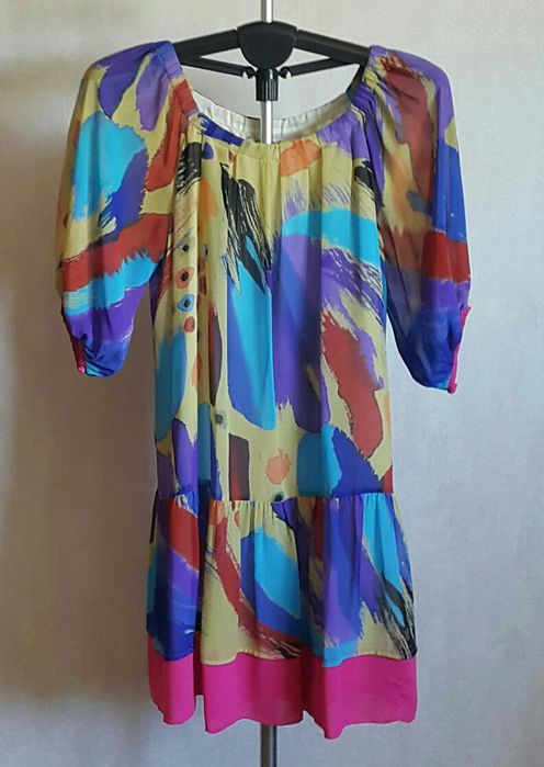 Красива шифонова сукня Платье летнее нарядное  из шифона